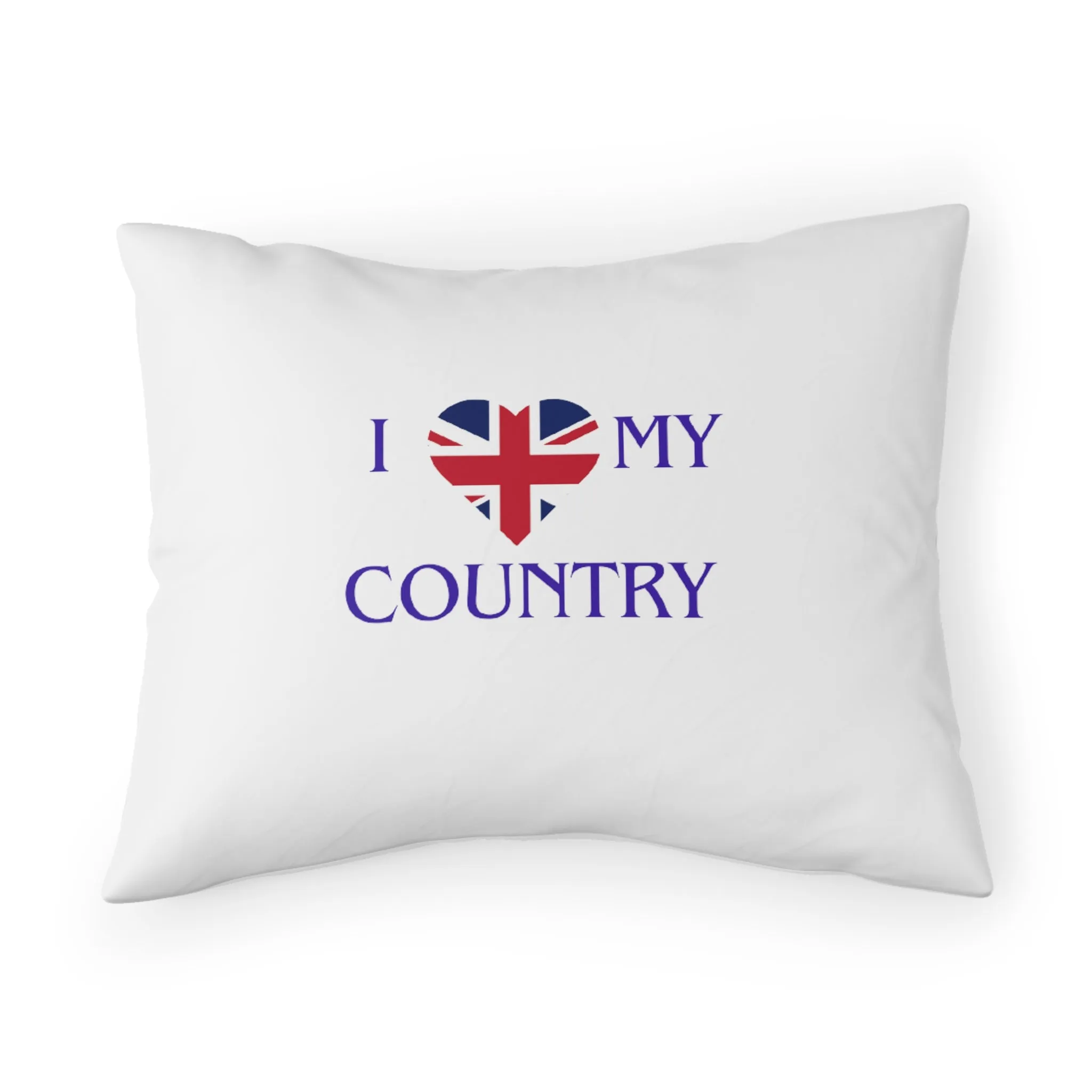 I love my Country Great Britain Pillow Sham