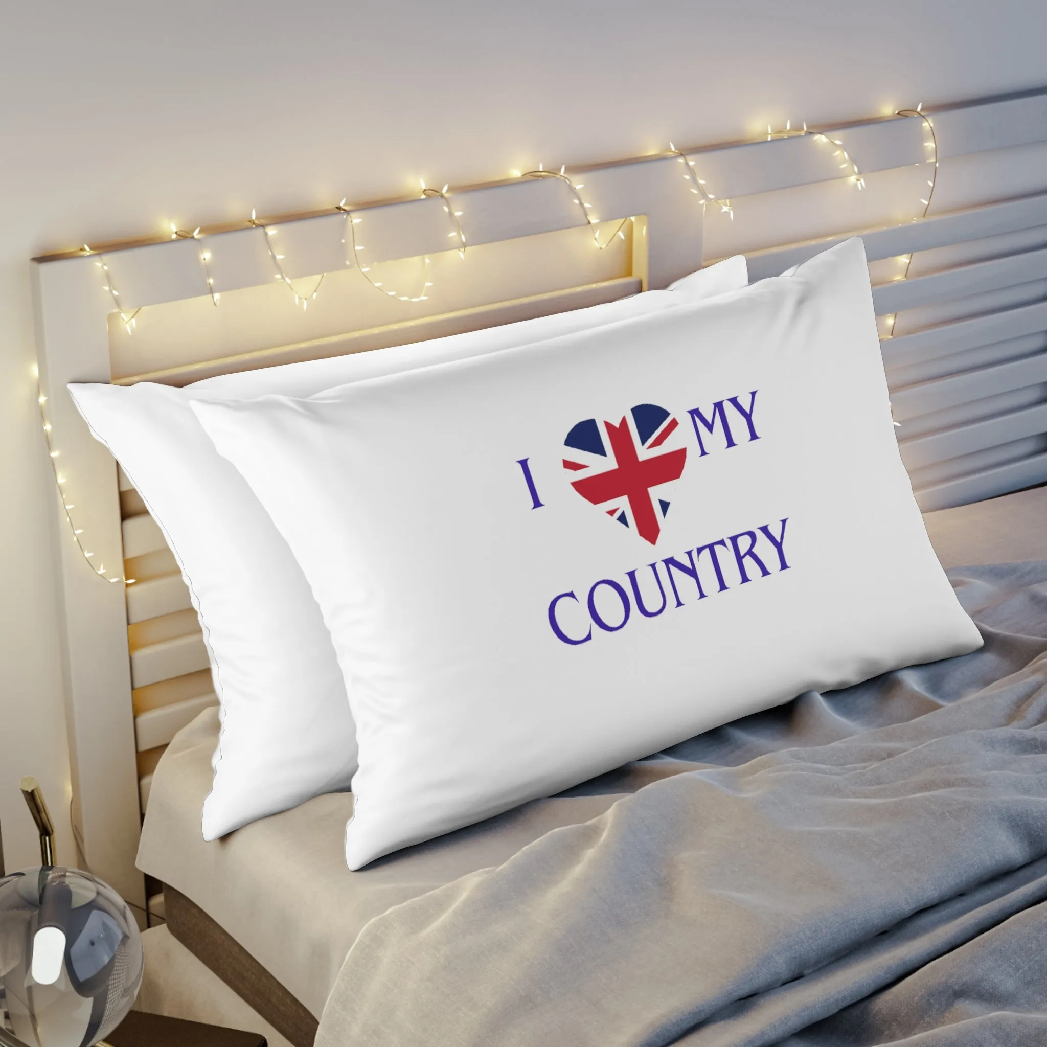 I love my Country Great Britain Pillow Sham