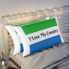 I Love My Country Pillow Sham