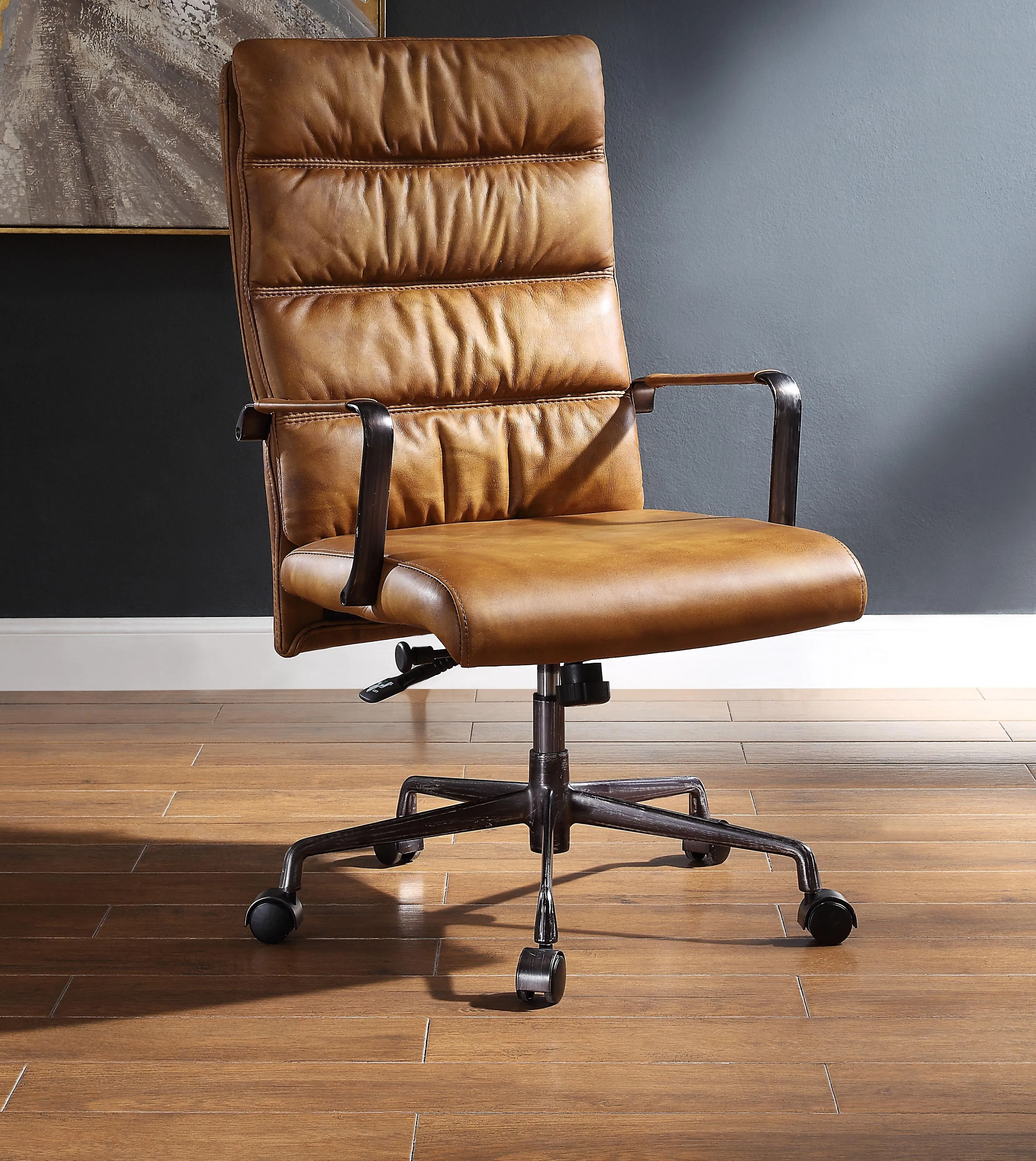 Jairo Sahara Top Grain Leather Office Chair