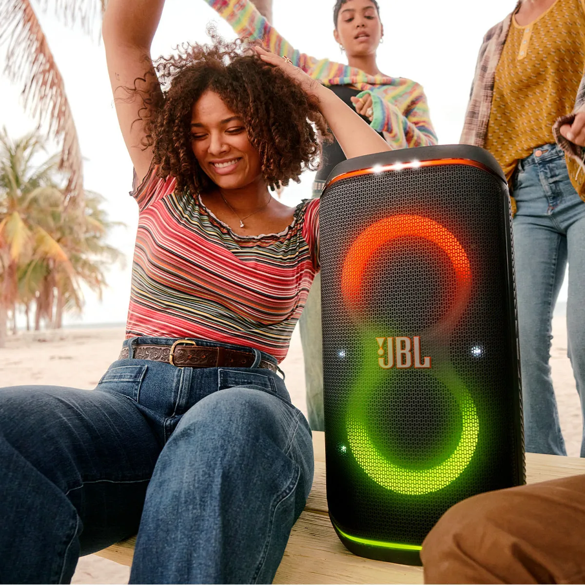 JBL PartyBox Club 120 Portable Party Speaker with gSport Cargo Sleeve