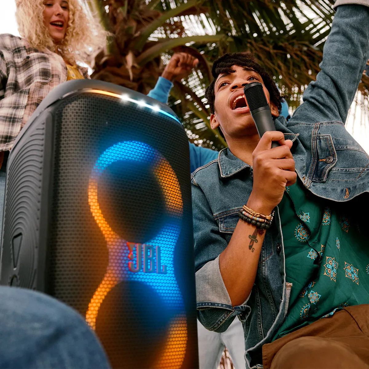 JBL PartyBox Club 120 Portable Party Speaker with gSport Cargo Sleeve