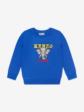 KENZO Boys Jungle Game Sweatshirt in Blue