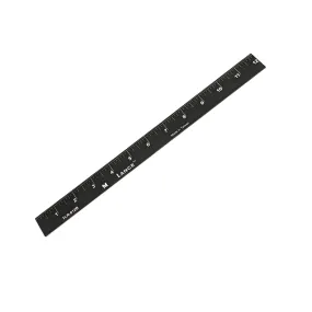 LANCE 12" BLACK ANODIZED RIGHT/LEFT TOP EDGE RULE