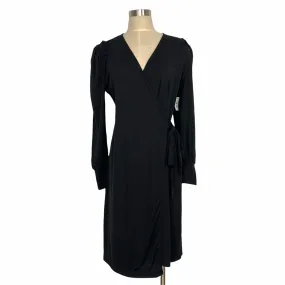 Lark & Ro Black Wrap Dress NWT- Size L