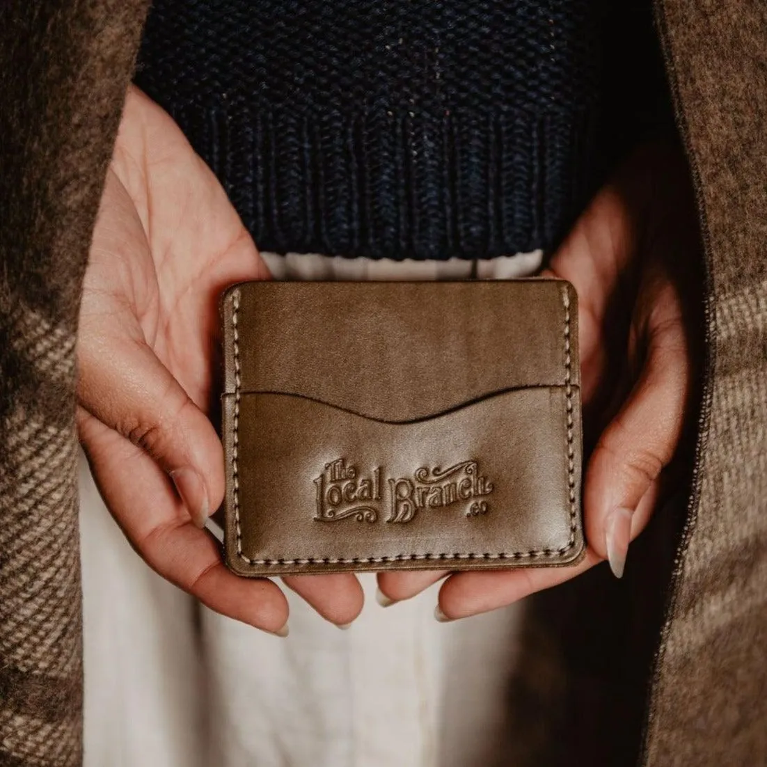 Leather Slim Wallet - USA Made