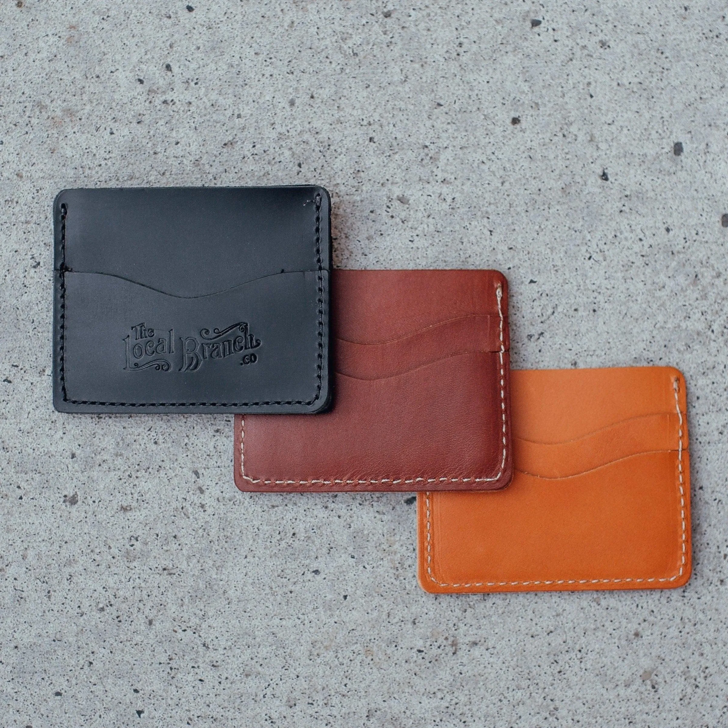 Leather Slim Wallet - USA Made