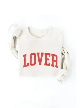 Lover Vintage White Long Sleeve Sweatshirt