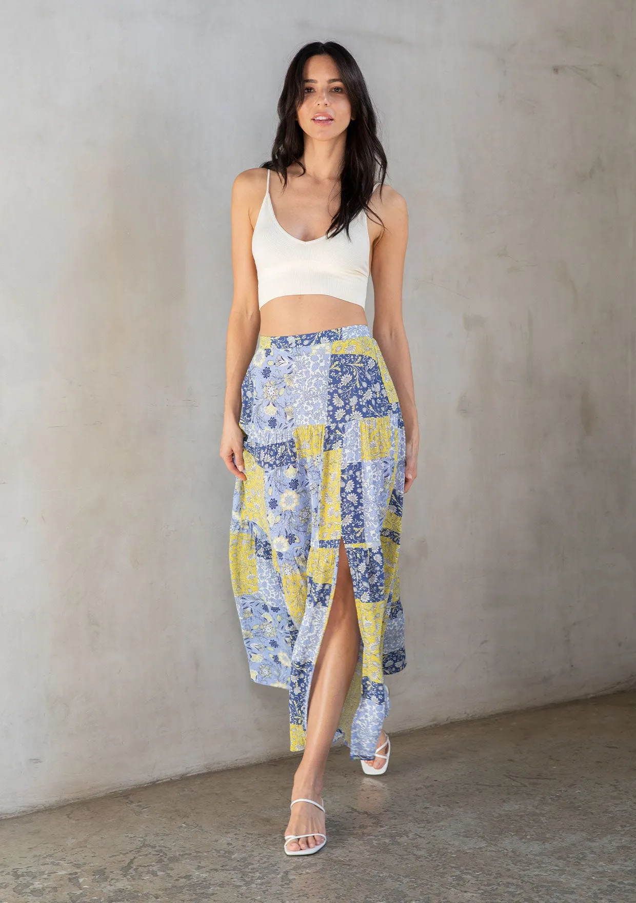 Lovisa Patchwork Maxi Skirt