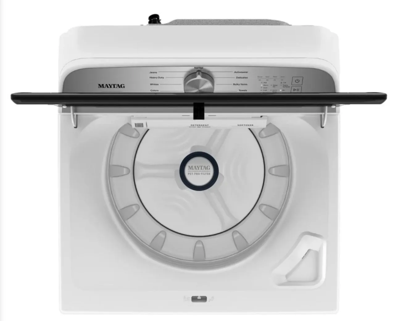 Maytag  MAWADREBK6500
Side-by-Side Washer & Dryer Set with Top Load Washer and Electric Dryer