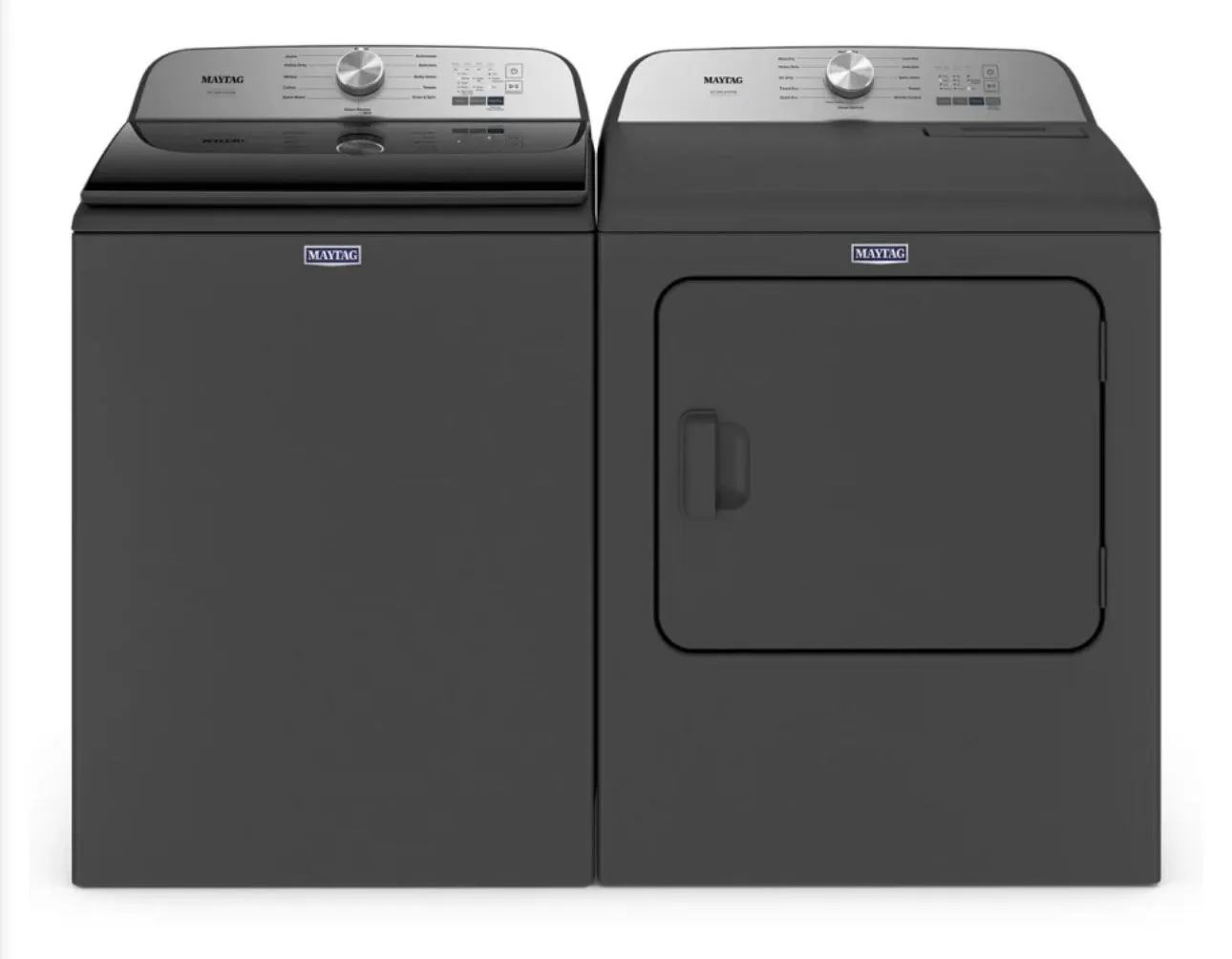 Maytag  MAWADREBK6500
Side-by-Side Washer & Dryer Set with Top Load Washer and Electric Dryer