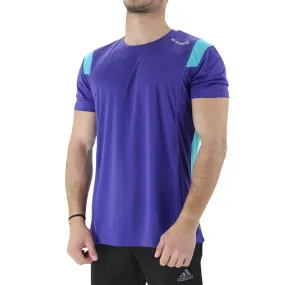 Men's Color Block Sport Top,Purple