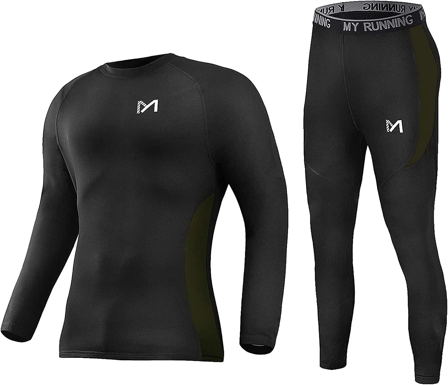 Men's Thermal Underwear Set Sport Long Johns Base Layer