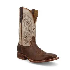 Men's Twisted X 12" Rancher Tabacco Brown Leather sole Western Boot - MRAL039