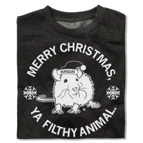 Merry Christmas Ya Filthy Animal Clark Crew Sweatshirt