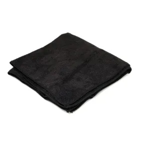 Microfiber Black Cloth Towel 16" x 16"