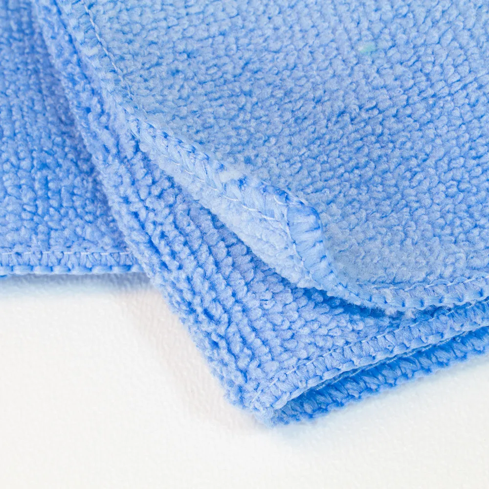 Microfiber Blue Cloth Towel 16" x 16"