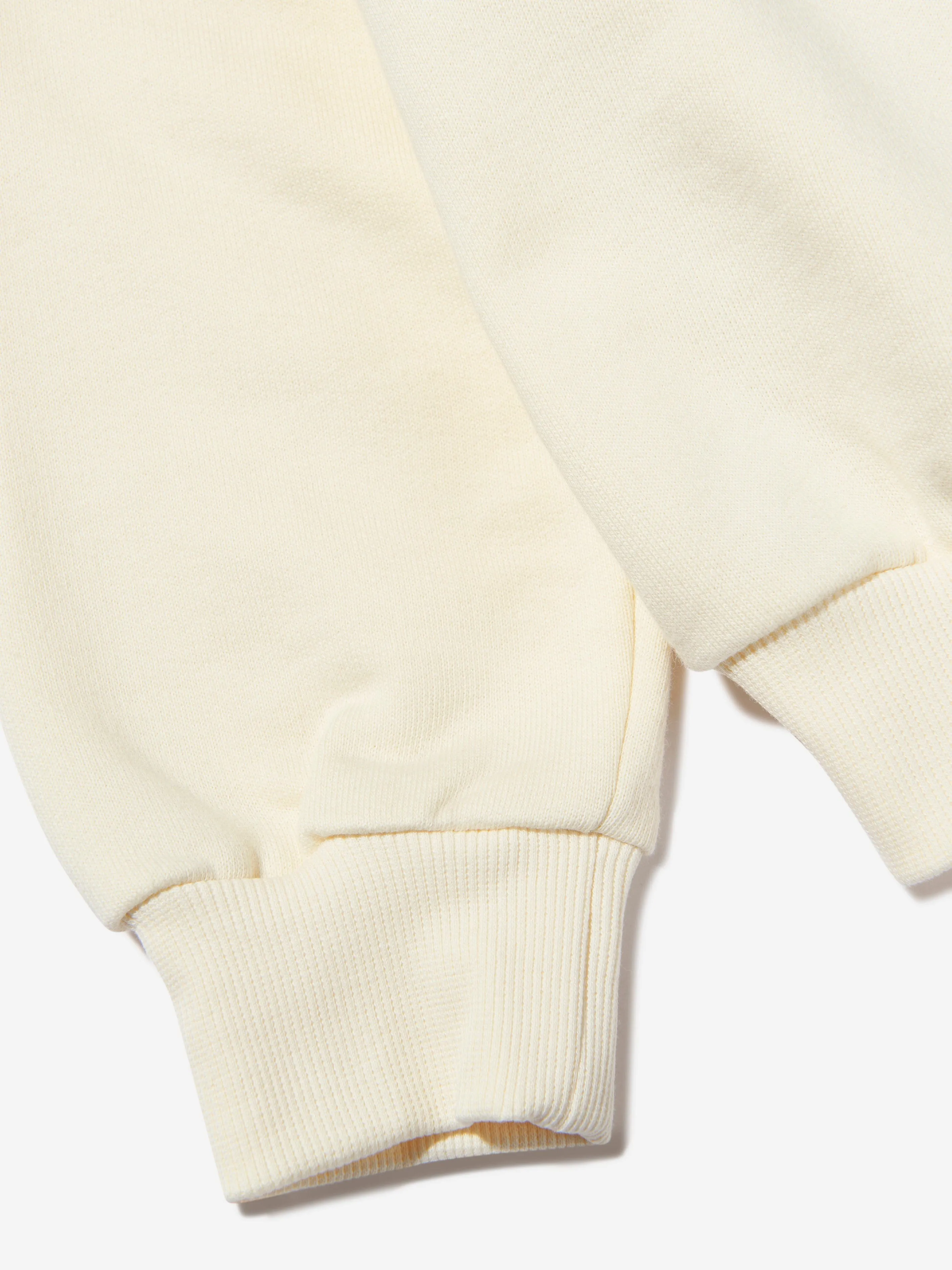 Mini Rodini Kids Organic Cotton Sun's Up Sweatshirt In White