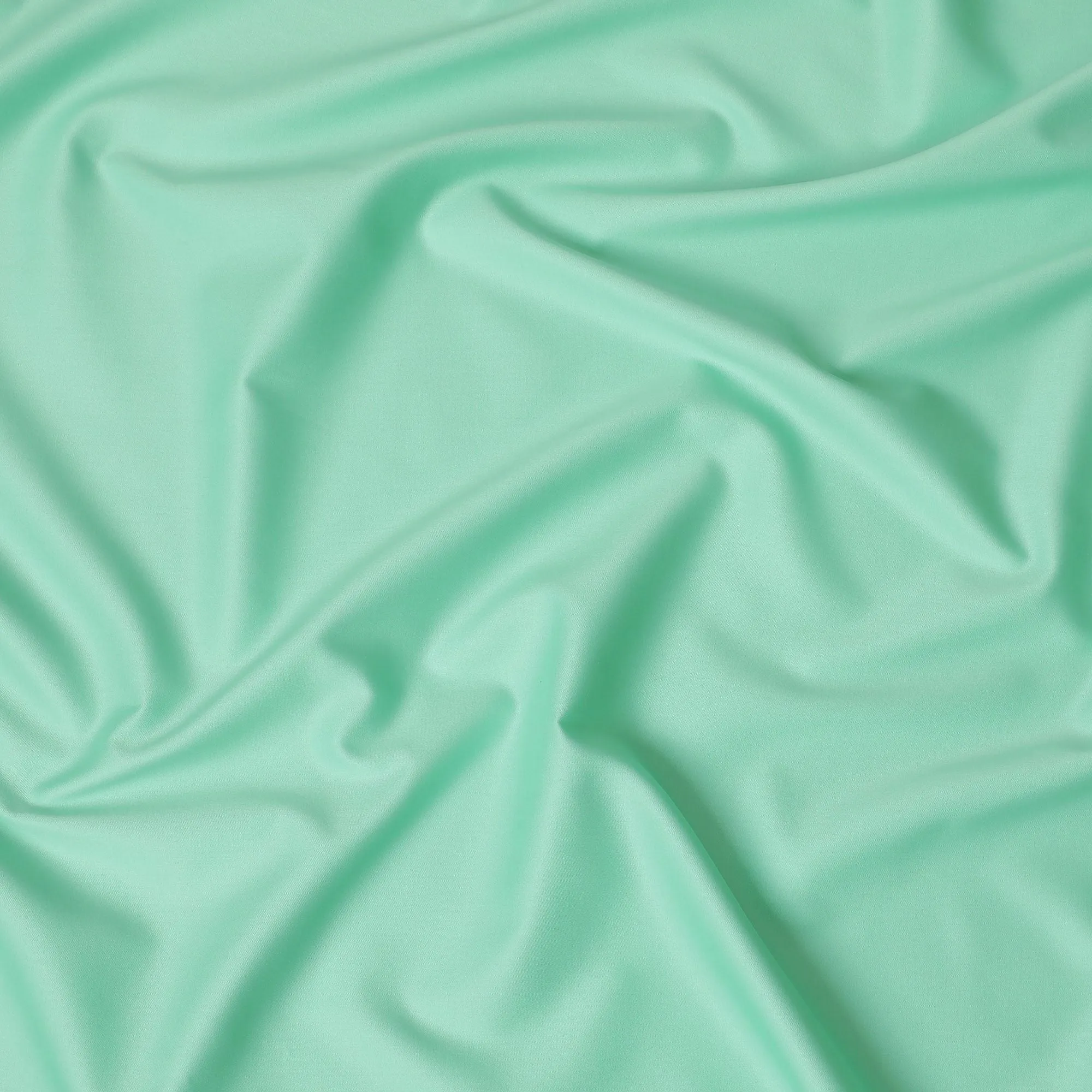 Mint green Plain Premium pure Swiss 100% cotton shirting fabric-D16627