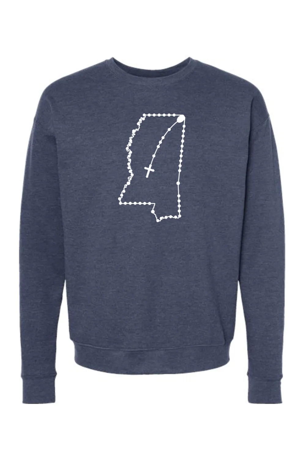 Mississippi Catholic Rosary Crewneck Sweatshirt