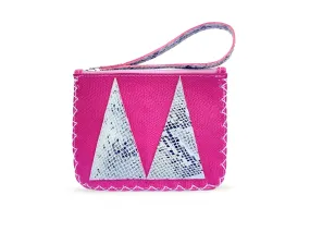 MIXED PINK VIVIAN FLAT POUCH