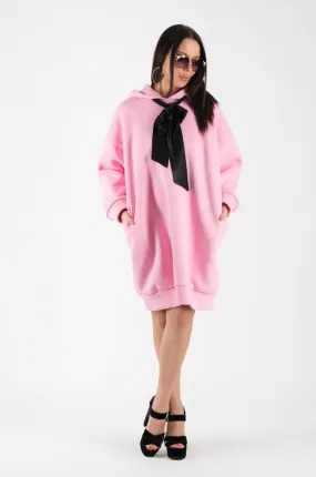 MOLLY Sweatshirt Hooded Pink Dress SALE