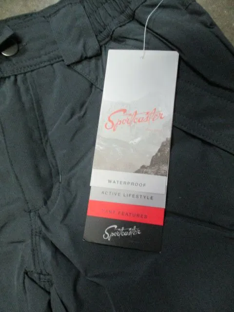 New WFS Sportcaster Cargo Snow Pants Youth Size Small (4/5) - Charcoal