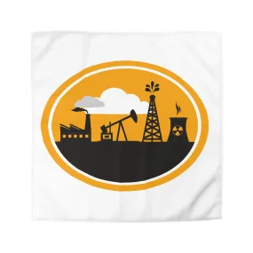 Oilfield Microfiber Duvet Cover