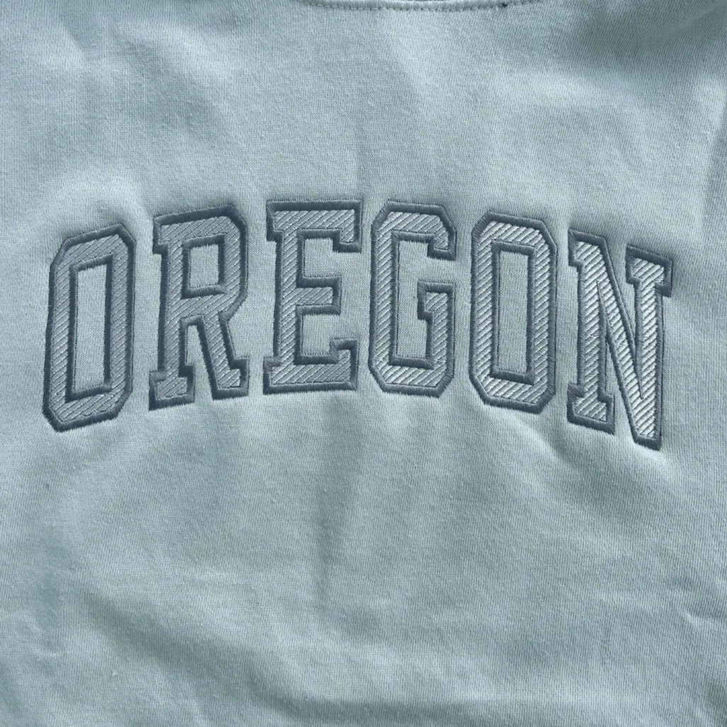 Oregon Embroidered Hoodie