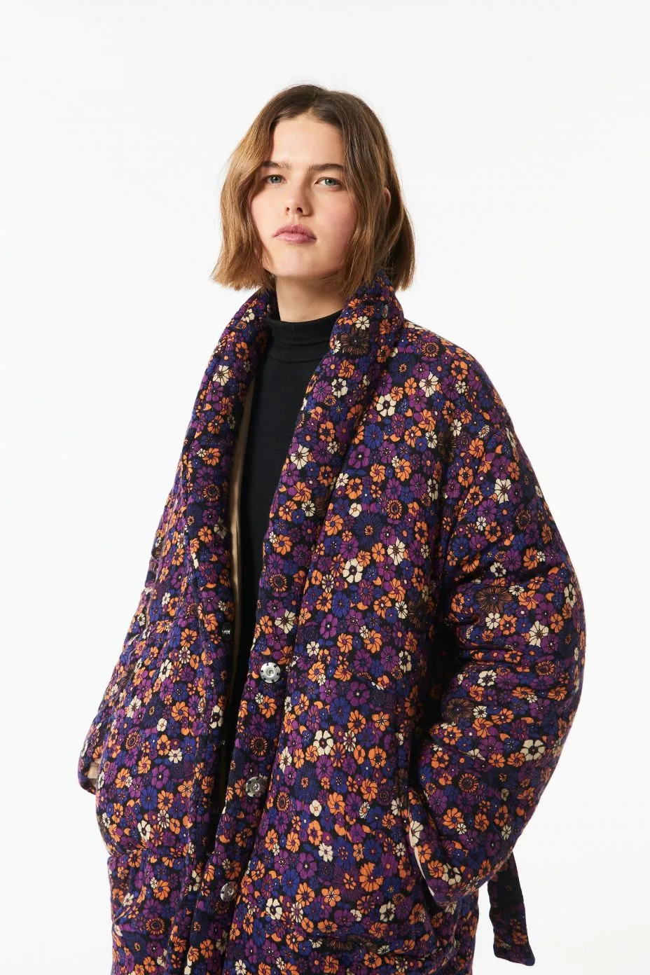 PAOLI COAT - PURPLE