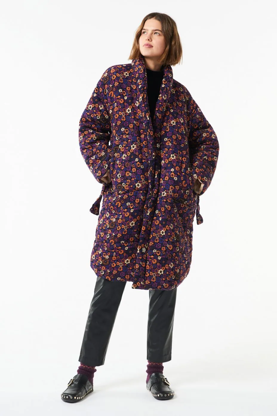 PAOLI COAT - PURPLE