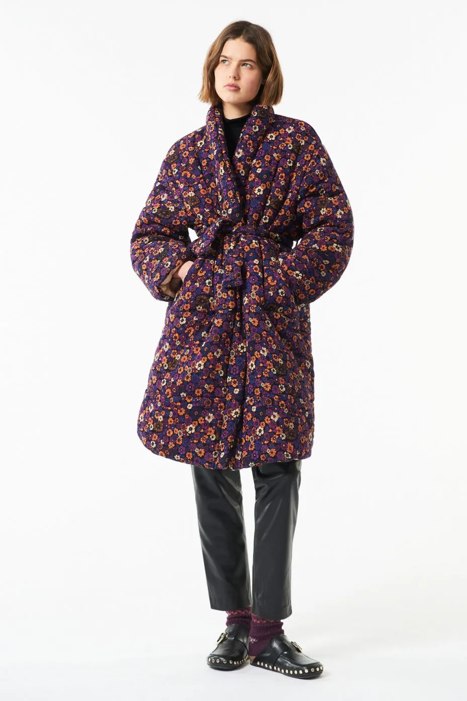 PAOLI COAT - PURPLE