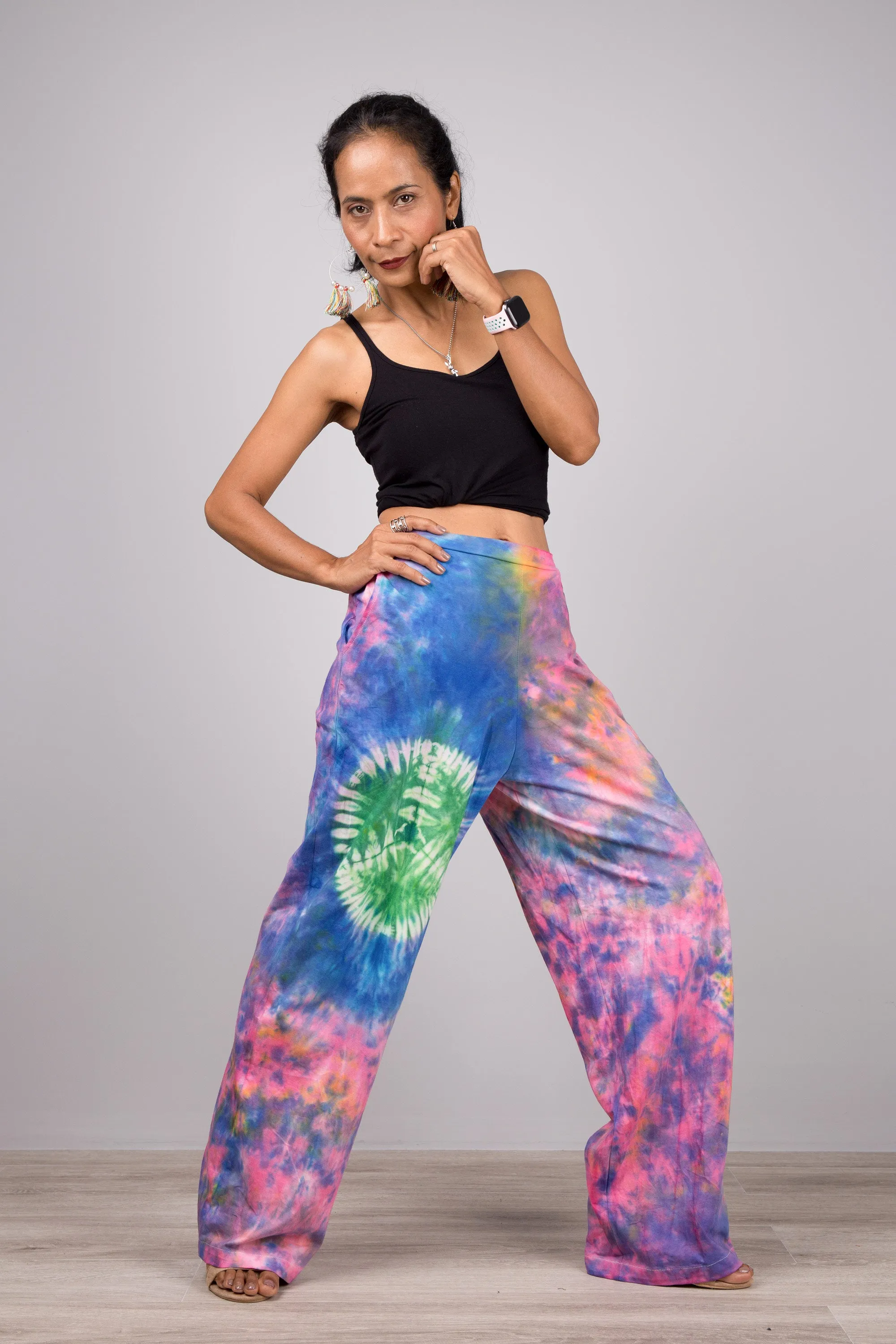 Pink Tie Dye pants