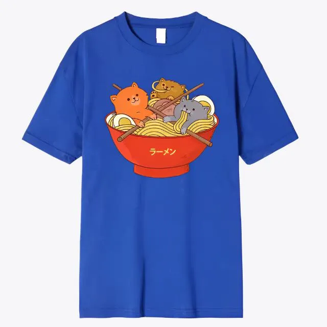 Ramen Noodles Cat T-Shirt