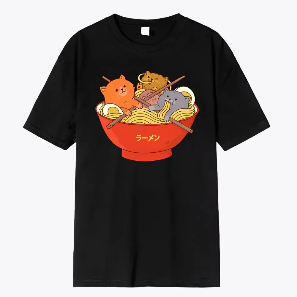 Ramen Noodles Cat T-Shirt