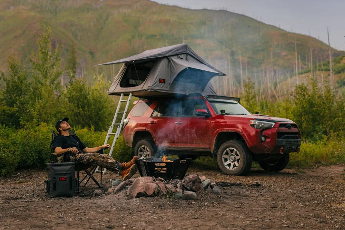 RC Jeep Wrangler Rooftop Tent with 12V Accessory & LED Light Kit   Extended Ladder - Recon Recovery