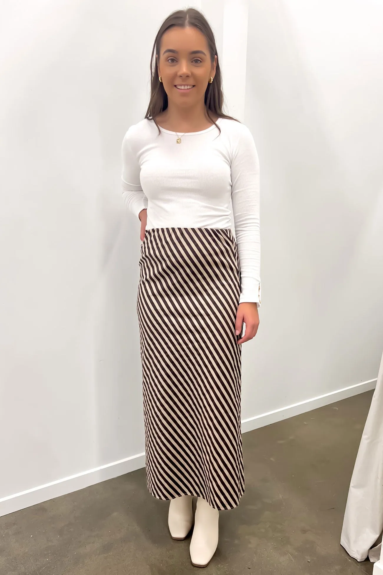 Reece Maxi Skirt Oatmeal