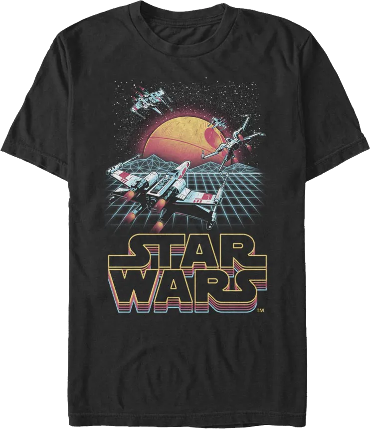 Retro X-Wing Starfighters Star Wars T-Shirt