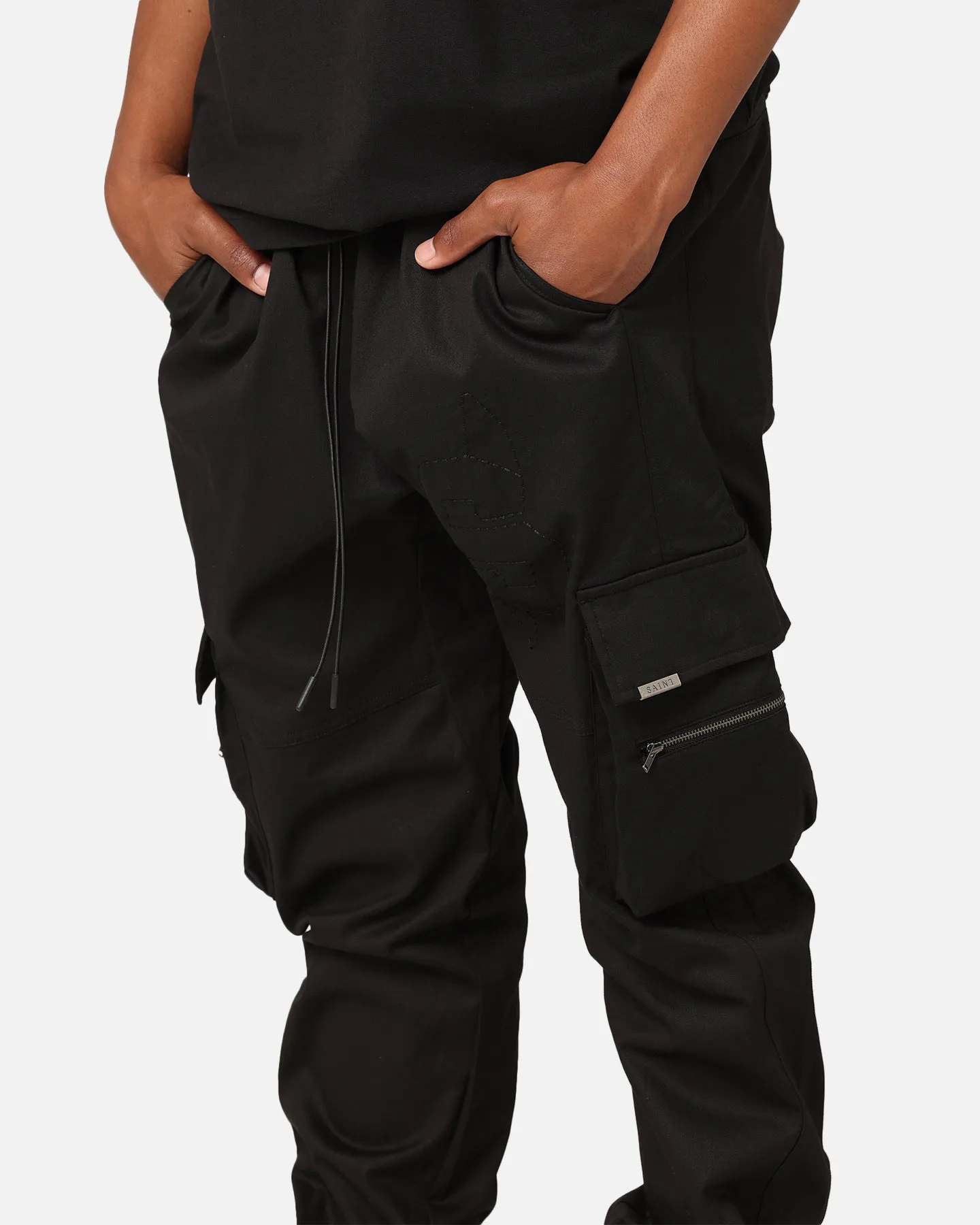 Saint Morta Hikari Cargo Jogger Black