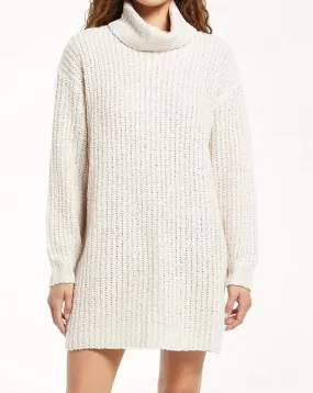 Schaller Open Knit Sweater Dress in Sandstone