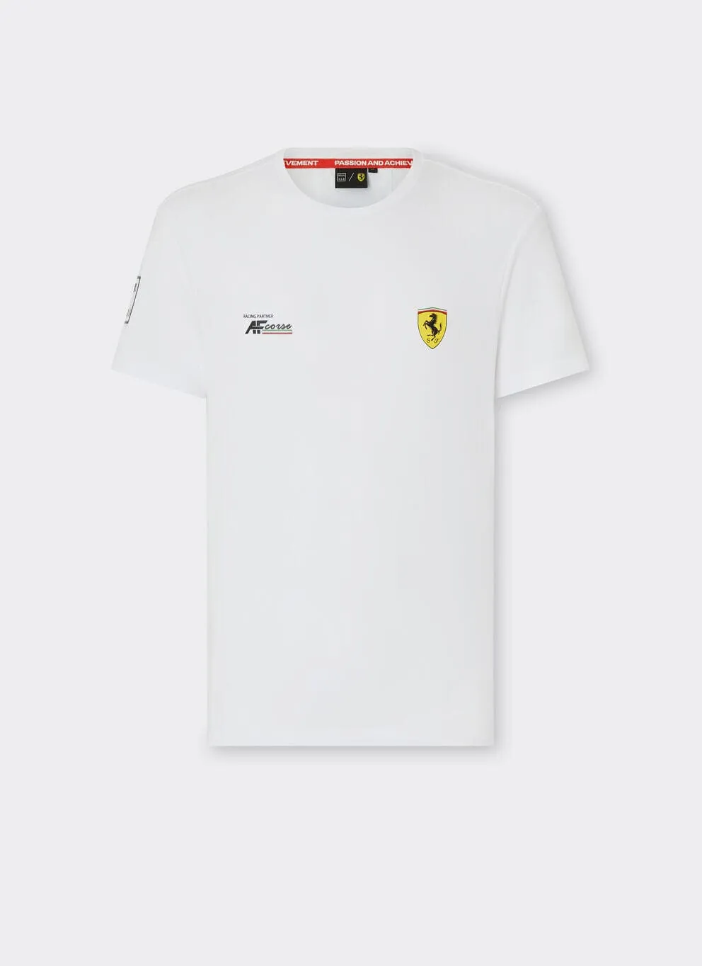 Scuderia Ferrari Hypercar Le Mans Men's Under T-Shirt - White/Black