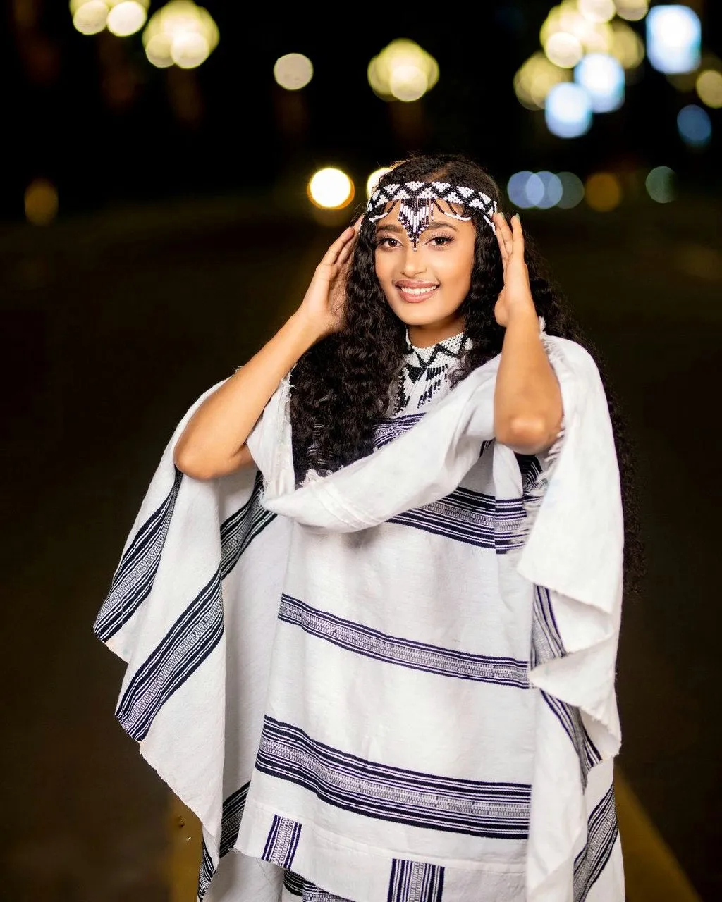 Stylish Oromo Dress Elegant Oromo Cultural Dress with Accessories Dress for Irreechaa