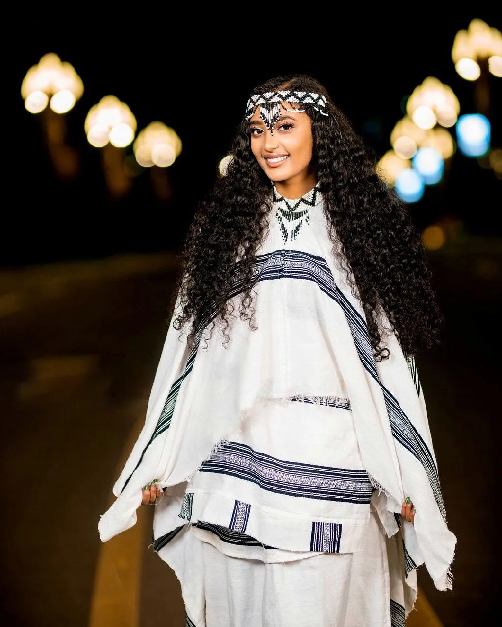 Stylish Oromo Dress Elegant Oromo Cultural Dress with Accessories Dress for Irreechaa