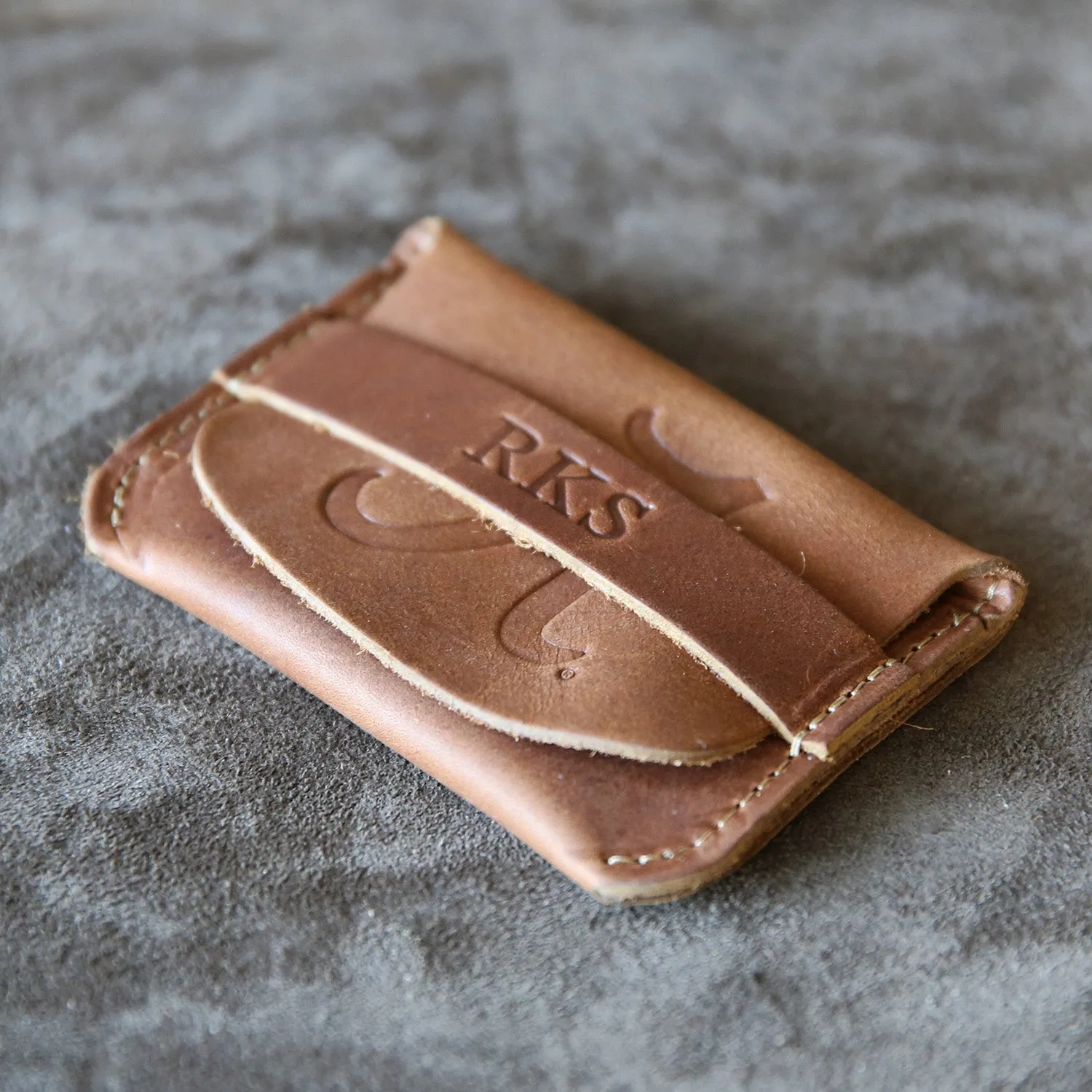 The Officially Licensed Alabama Fine Leather Front Pocket Wallet