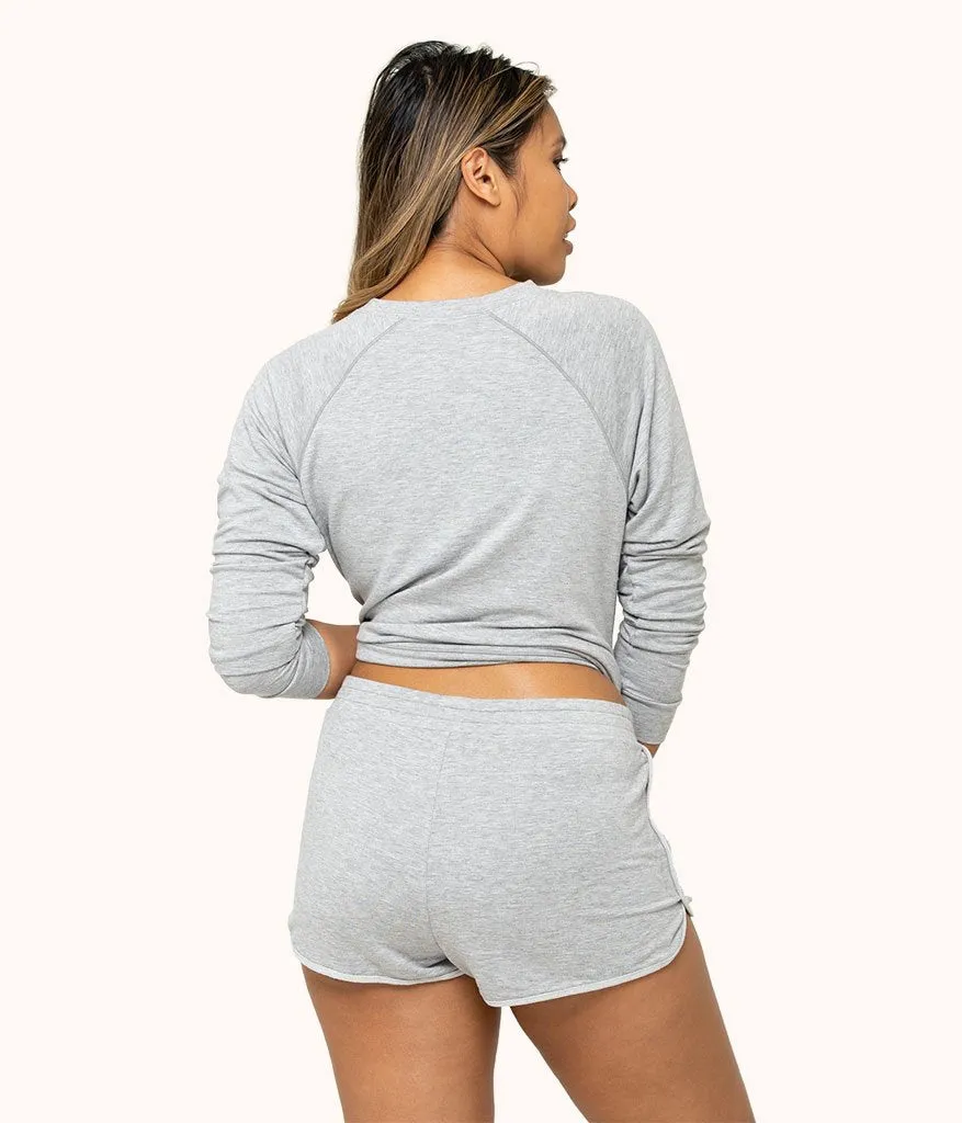 The Terry-Soft Short Set Bundle: Heather Gray