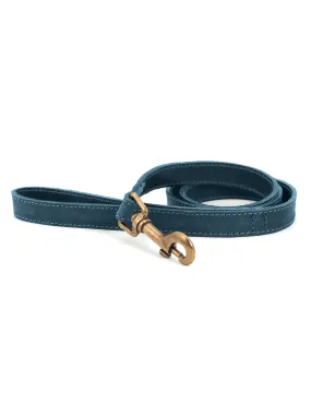 Timberwolf Leather Lead - Blue | By Ancol