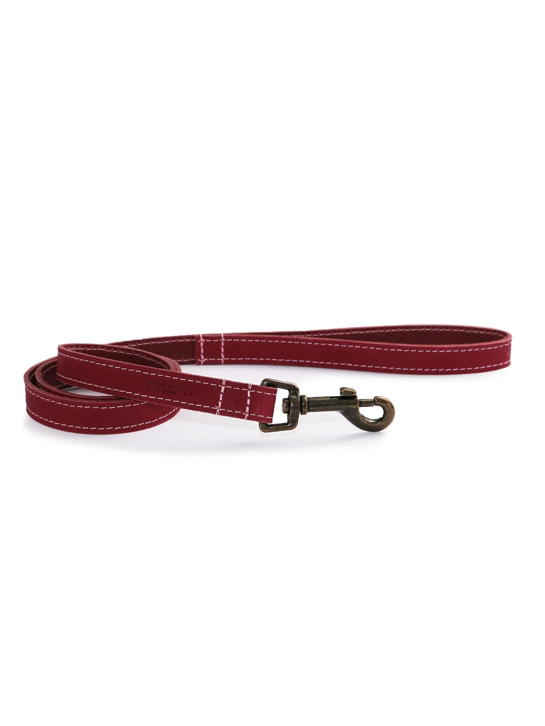 Timberwolf Leather Lead - Raspberry | By Ancol