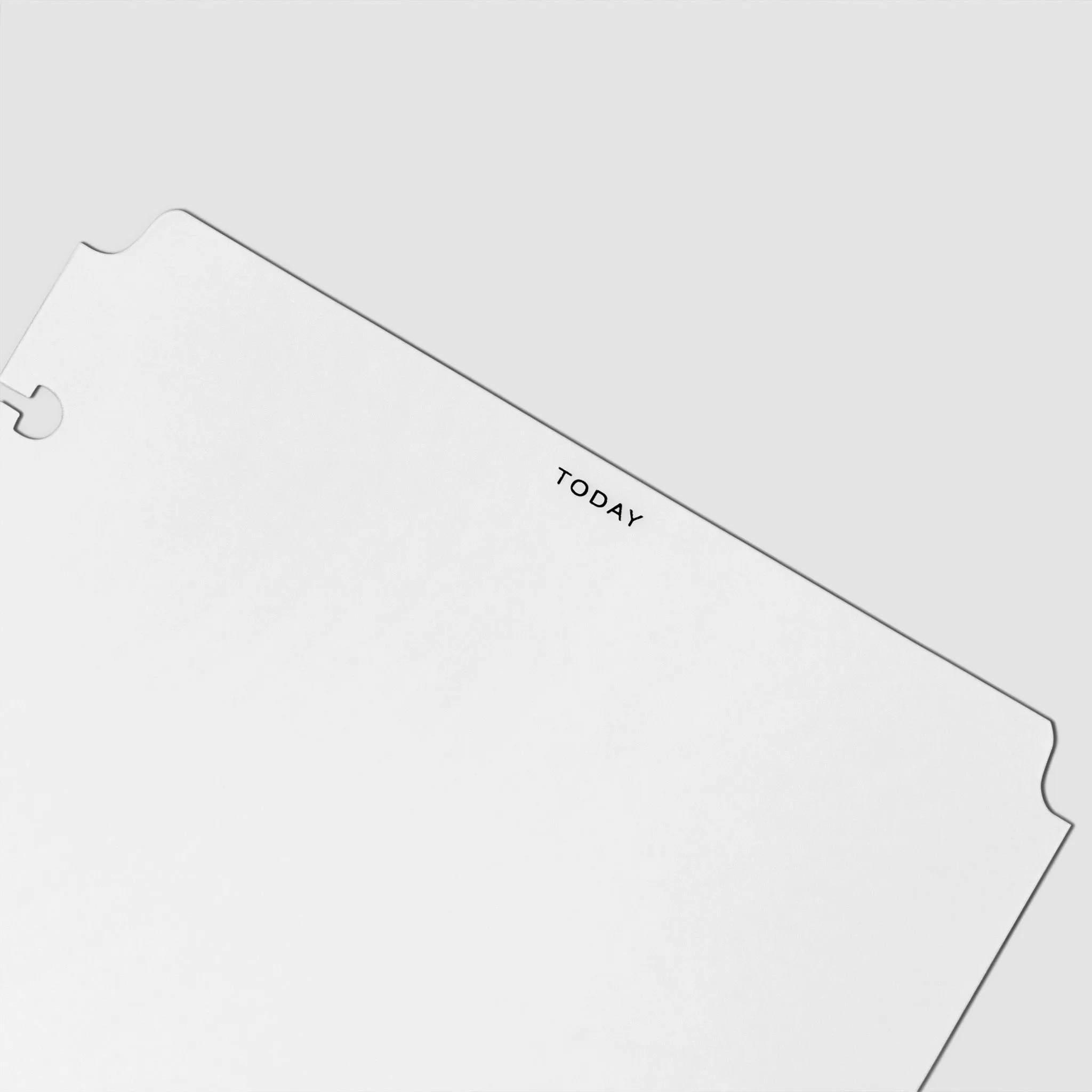 Today Tab Planner Divider | Low Profile | Matte