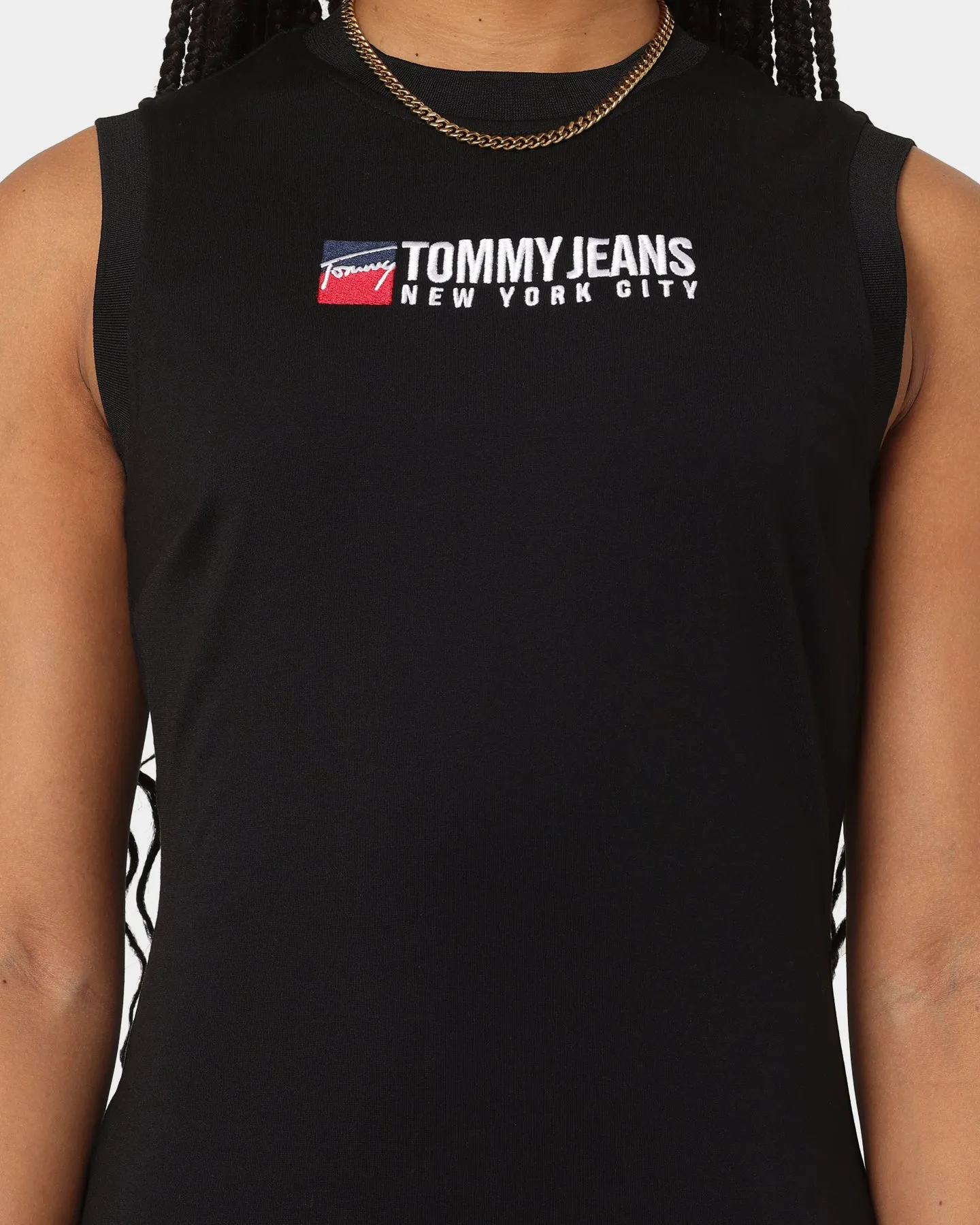 Tommy Jeans Women's TJ Athletic Bodycon Dress Black