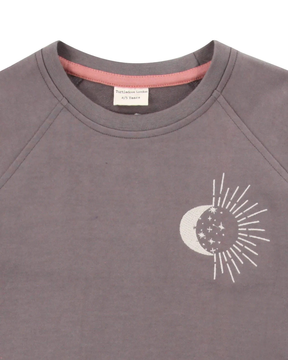 Turtledove Moon Motif Sweatshirt